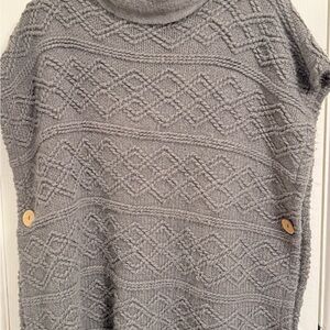 Gray Textured Women's Sweater